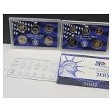 2001 US Mint Proof Coin Set