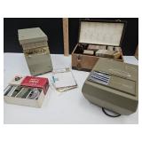 Sawyers View Master Projector Library Chest,Slides