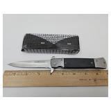 New SOG  8 1/2" Quick Release  Wood Handle Knife