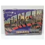 New Muncie Metal Sign 8" x 12"