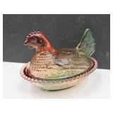 New 4.5" Hen on a Nest  (Not Vintage)