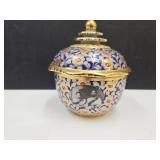 VTG Thai Porcelain Jar w/King Roma Pitchers