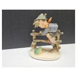 Goebel Hummel Boy on Fence with Frog