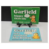 Signed Jim Davis Garfield Books SALLY Brought In
