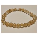 Citrine Bead Bracelet