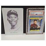 New Jeter & Aaron Metal Signs 8" x 12"