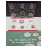1993 US Mint Uncirc Coin Set w P & D Mint Marks