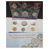 1994 US Mint Uncirc Coin Set w P & D Mint Marks