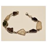 Handmade Rough Gemstone Bracelet