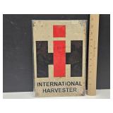 New Metal International Harvester Sign 8 x 12"