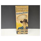 Hopalong  Cassidy Drinking Straws with Box