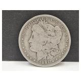 1891 O Morgan Silver Dollar Coin