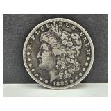 1883 S Morgan Silver Dollar Coin