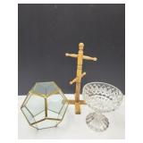 MC Mug Tree13", 7" Glass Terarium 7 Compote