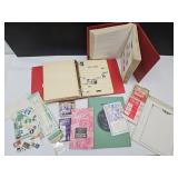 VTG All American Stamp Album, stamps stock book +
