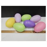 Blow Mold Easter Eggs Lot of 7