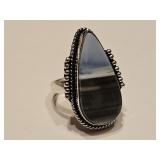 Ocean Jasper Ring Sz 8.5