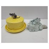 Luftin Cheese Dish & Hide A Key