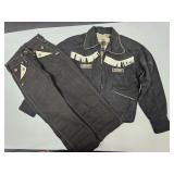 VTG Hopalong Cassidy Sz 10 Jacket & Pants See Cond