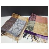 2 Coach Scarves
