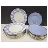 Large Lot of Formation Enamel Plate Sets 9.5"-11"w