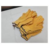 9 Pair Sz L Orange Gloves