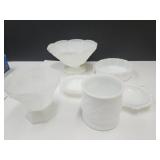 Milk Glass Lot