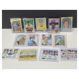 Baseball Card Lot Carlton Fisk, Robin Yount+
