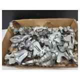 LArge Lot of Vintage Metal Cookie Cutters
