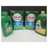 Lot of Dishwasher Gel & Powder  Cascade +