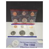 1998 UNC US MInt Proof Coin Set