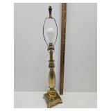 VTG Stiffel Solid Brass  Working 32" H Lamp