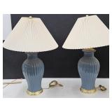 2 Table Lamps 31" H