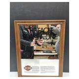 Harley Davidson Adv. Mirror Sign 13.5 x 7.5"