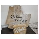 25 New  Boxes BALL ADV  13 x 9.5 x 4.5