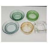 Vintage Ash Tray Lot Peach Luster +