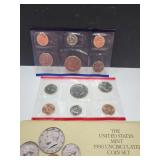 1990 UNC US Mint Proof Coin Set D&P