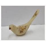 Hand Painted Signed Fenton Bird 6.5" L