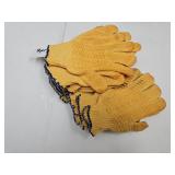 8 Pair Sz L Orange Gloves