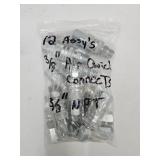 12 Air Quick Connectors See Sizes