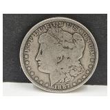 1887 O Silver Morgan Dollar Coin