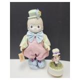 Precious Moments Bong Bong Clown w/Display+