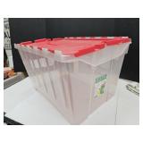 Scissor Lid Storage Tote