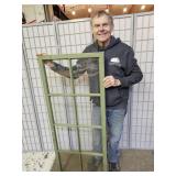 Primitive Window 1 Cracked, 1 Missing 23.5 x 26.5