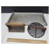 Cast Iron Griddle & Bacon Presses