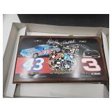 NIB #43 & #3 Nascar Clock 13 x 7.5"