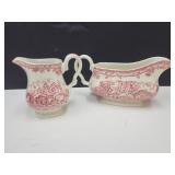 Staffordshire England Myotts Country Life Creamer+