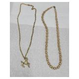 Vintage Pearls & Poodle Necklace