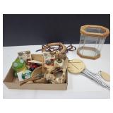 Solar Garden Frog, Bird Planter Lady Bug+