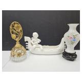 Ormulo Perfume VGC, MCM Soap Dish See Pics, Vase